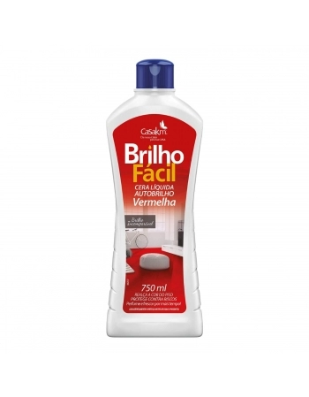 CERA BRILHO FACIL 750ML (VERMELHA)