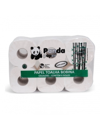 TOALHA BOBINA 20X150MTS C/6 - PANDA