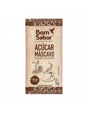 SACHET ACUCAR MASCAVO BOM SABOR C/200