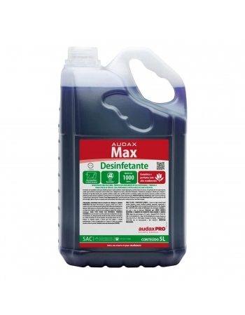 MAX DESINFETANTE FLORAL 5LT - AUDAX