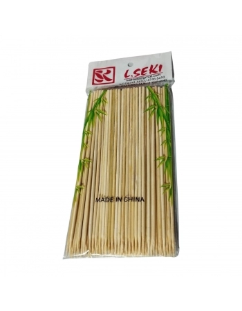 ESPETO 15CMX2.5MM BAMBU C/100