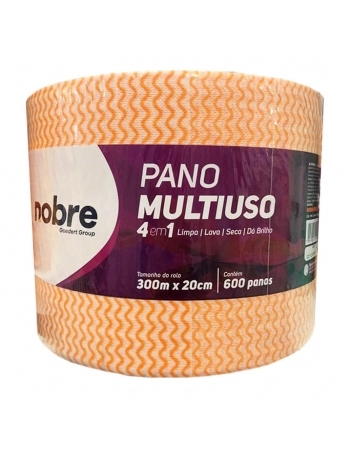 PANO MULTIUSO 20X300MTS LARANJA - NOBRE