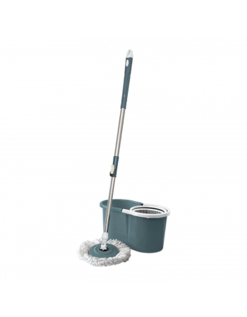 CONJ. MOP ROTATORIO COMPACT (BALDE 9LTS C/CESTO E 1 REFIL) - NOBRE