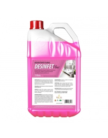 RIC- DESINFETANTE CONCENTRADO FLORAL 5LT - RICCEL (DESIMAX)