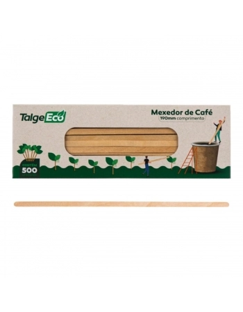 MEXEDOR DE CAFÉ (MADEIRA) 190MM - (P/DRINK) - TALGE ECO