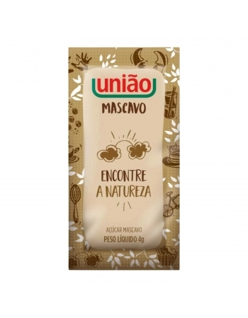 SACHET ACUCAR MASCAVO UNIAO C/200