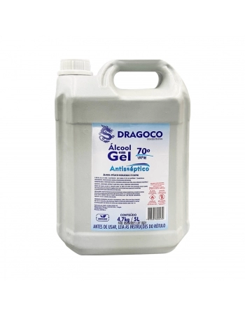 ALCOOL GEL 70% ANTISEPTICO 5LTS - DRAGOCO