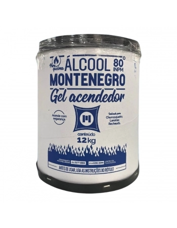 ALCOOL GEL C/12KG - MONTENEGRO